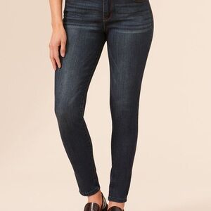 Democracy Luxe High Rise “Ab” Technology Ankle Length Skinny Jeans